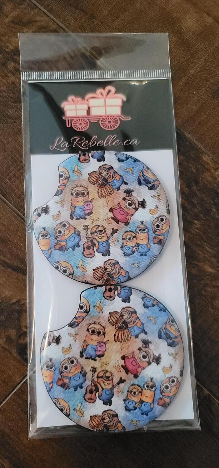 2 SOUS VERRES POUR VOITURE POUR LES BOISSONS