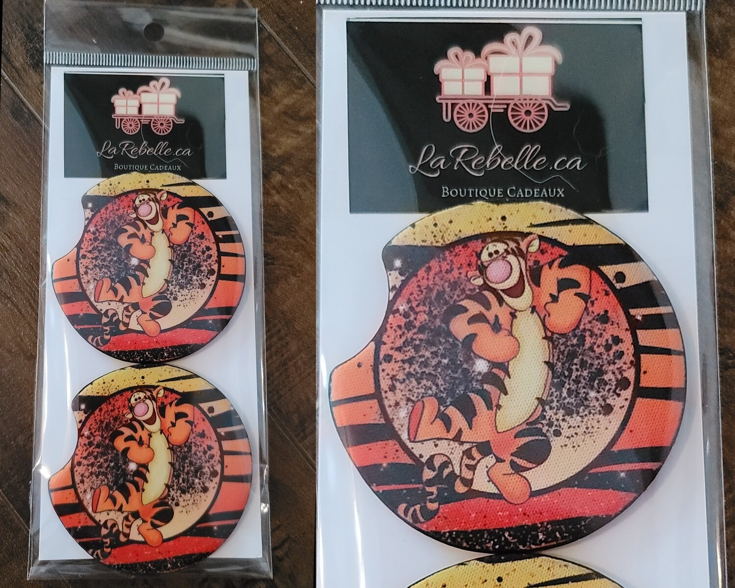 2 SOUS VERRES POUR VOITURE POUR LES BOISSONS