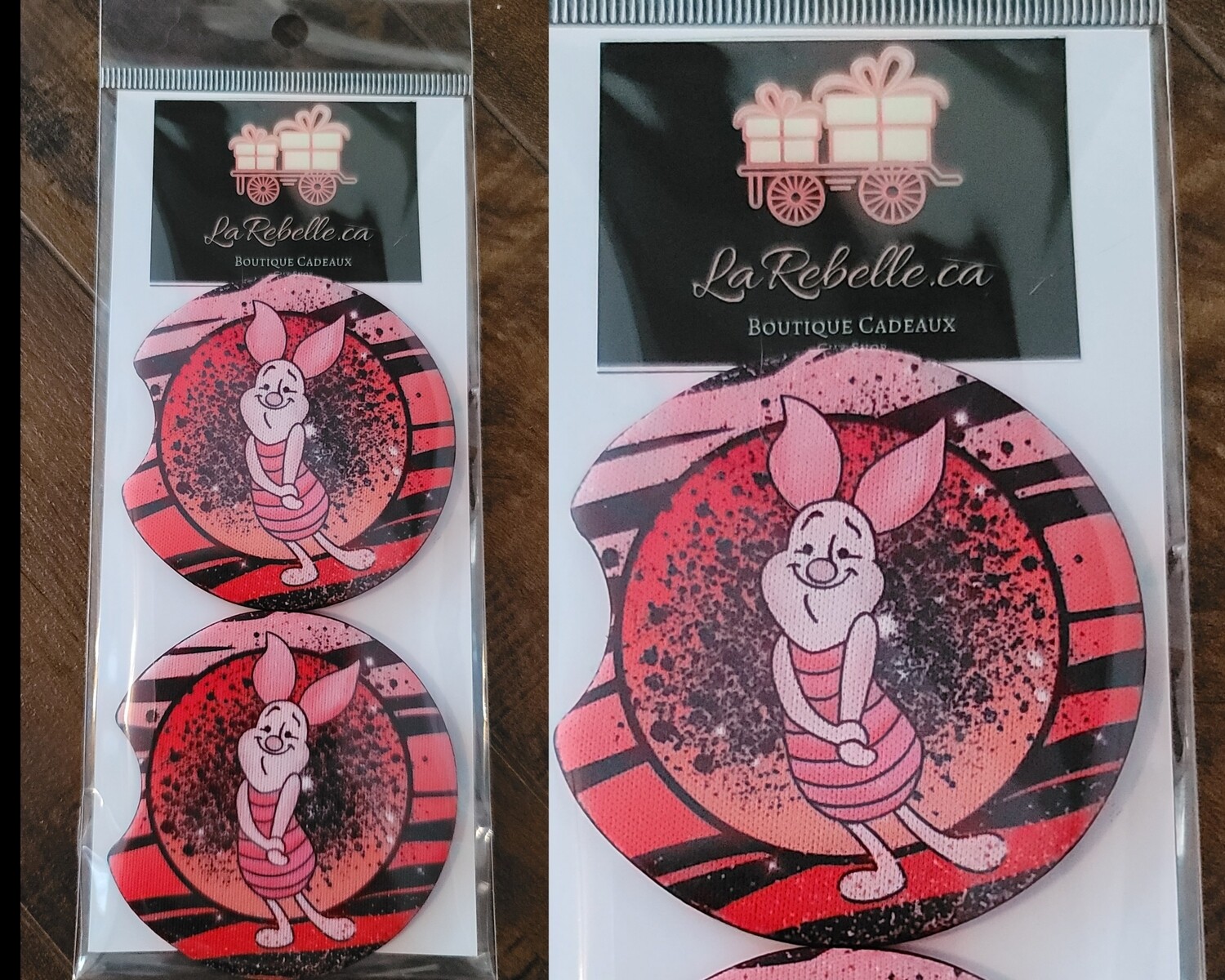 2 SOUS VERRES POUR VOITURE POUR LES BOISSONS