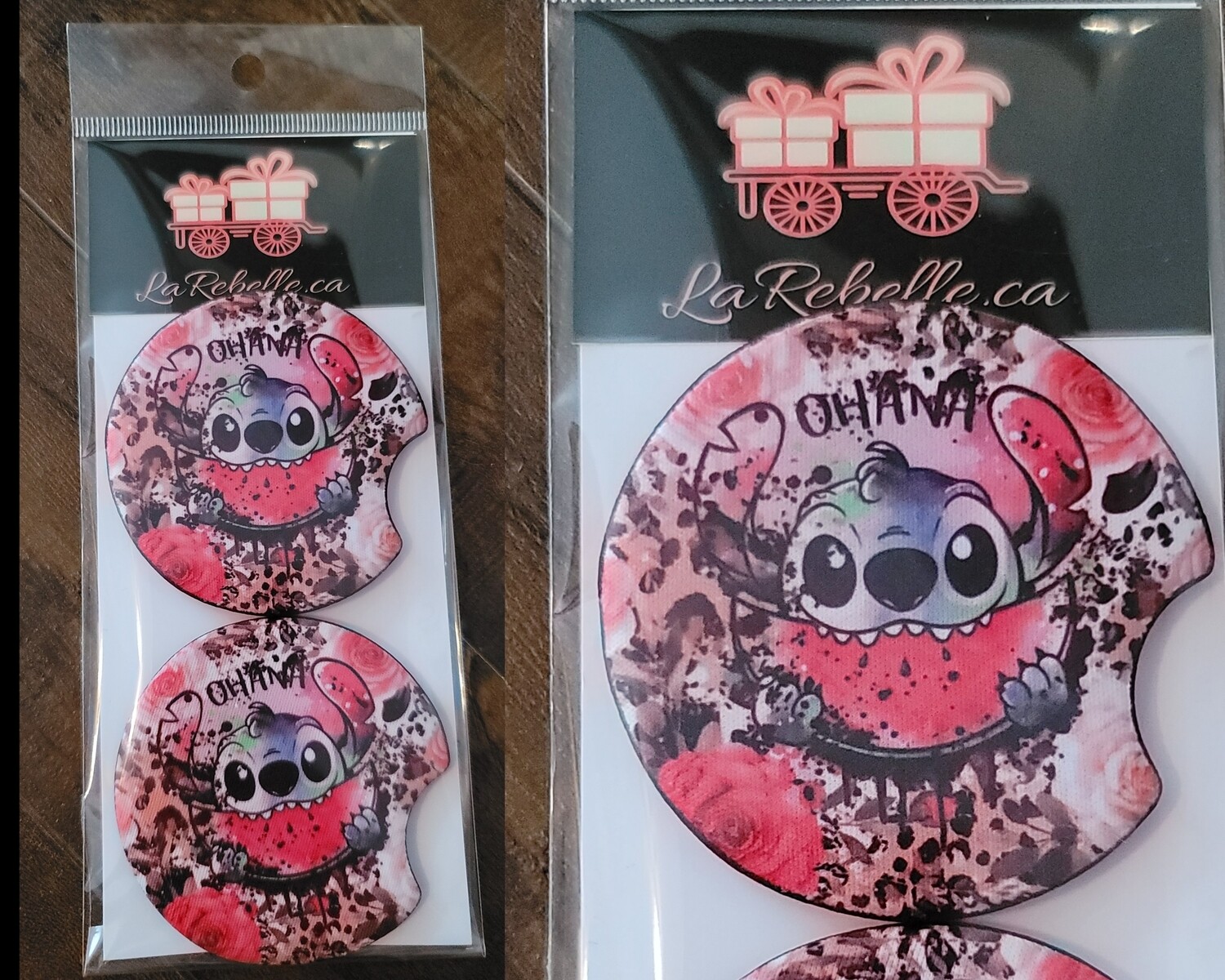 2 SOUS VERRES POUR VOITURE POUR LES BOISSONS
