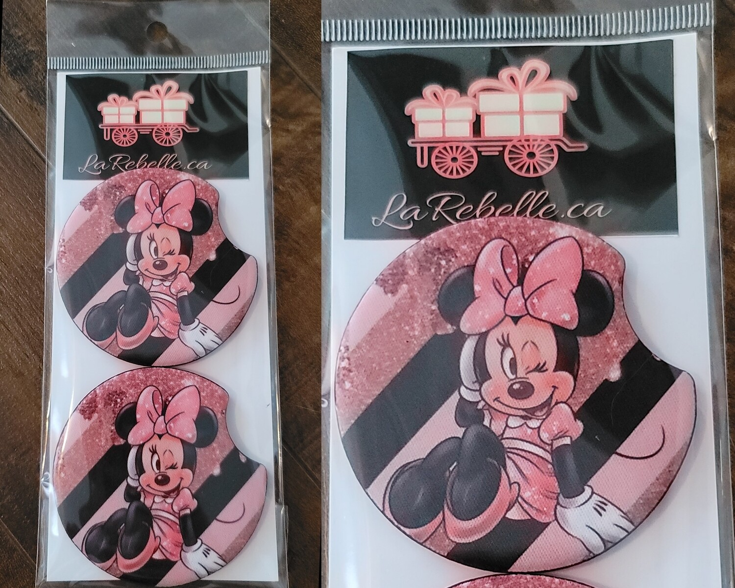 2 SOUS VERRES POUR VOITURE POUR LES BOISSONS