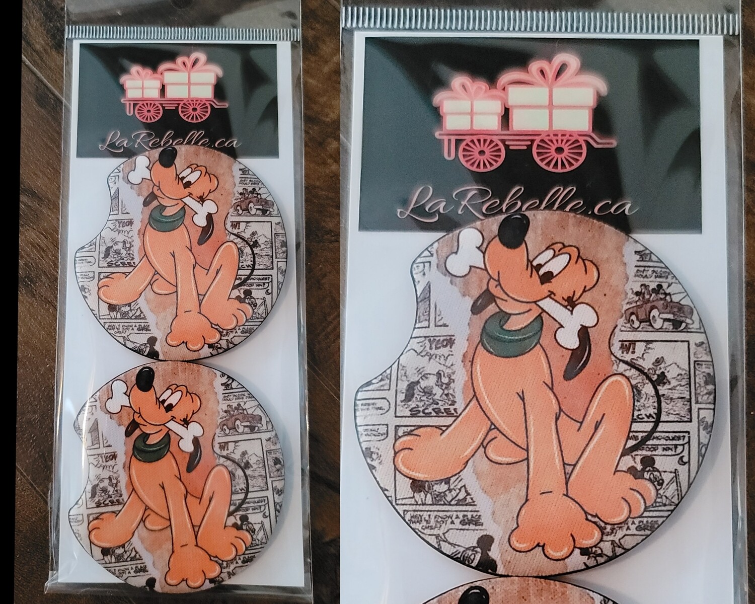 2 SOUS VERRES POUR VOITURE POUR LES BOISSONS