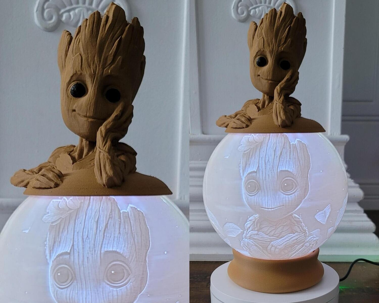 BOULE LUMINEUSE 15cmde diamètre  GROOT