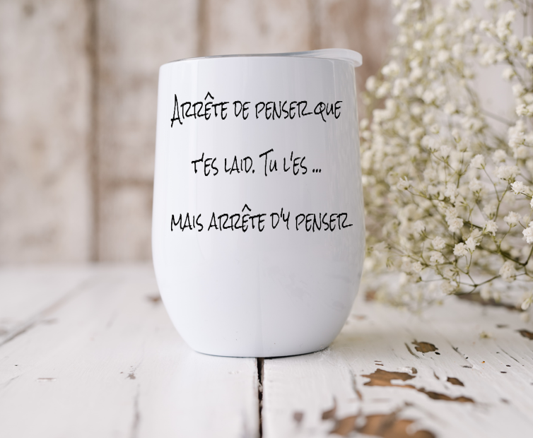 VERRE À VIN ISOTHERME 12oz