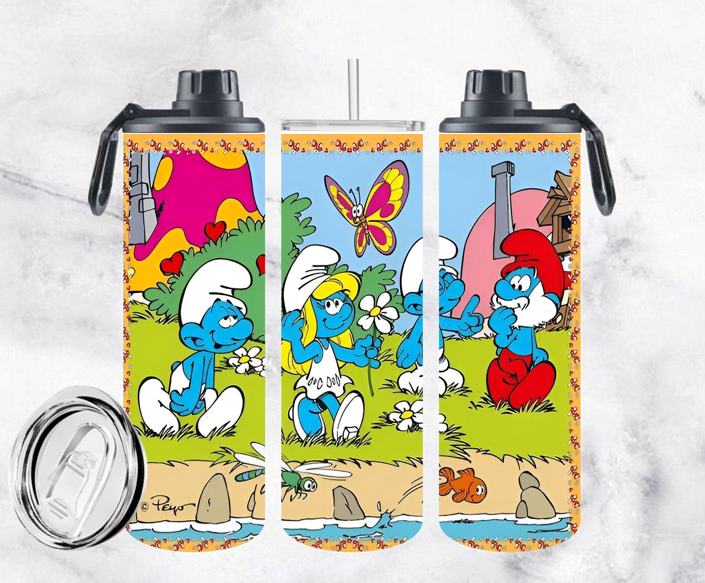 BOUTEILLE ISOTHERME 20oz AVEC 2 COUVERCLES