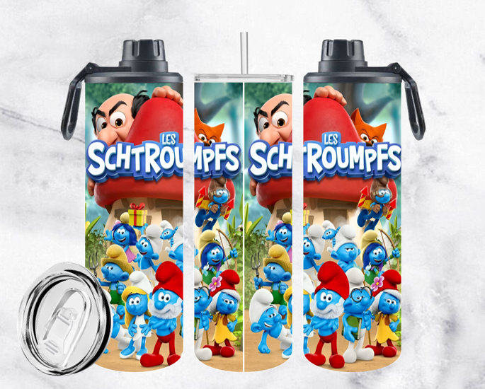 BOUTEILLE ISOTHERME 20oz AVEC 2 COUVERCLES