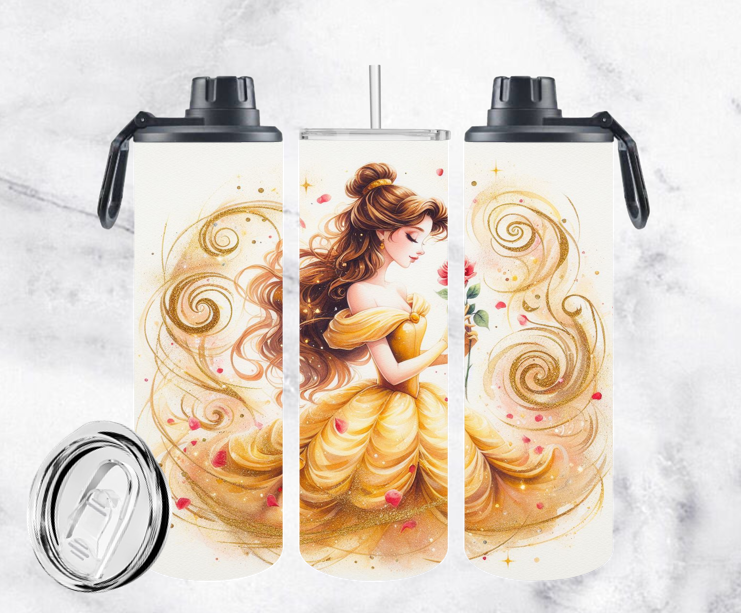 BOUTEILLE ISOTHERME 20oz AVEC 2 COUVERCLES