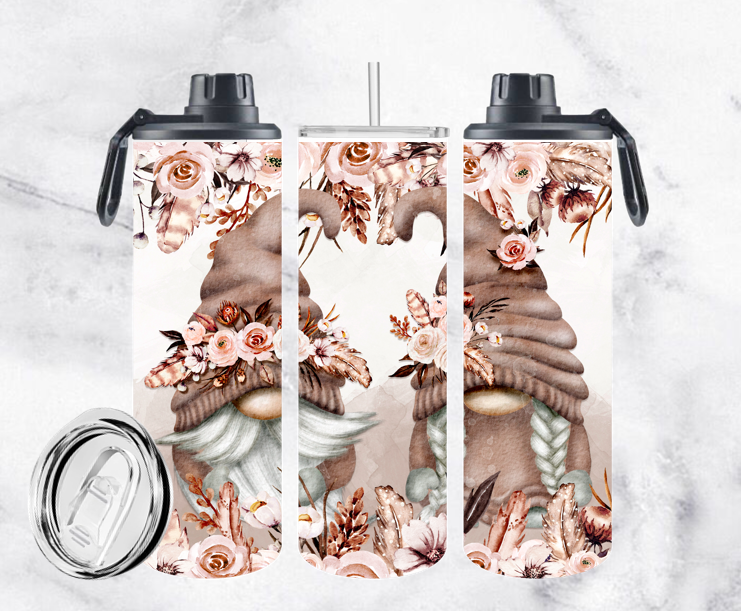 COLLECTION GNOME 20oz   (2 COUVERCLES, UN ANTI-FUITE ET UN COULISSABLE)