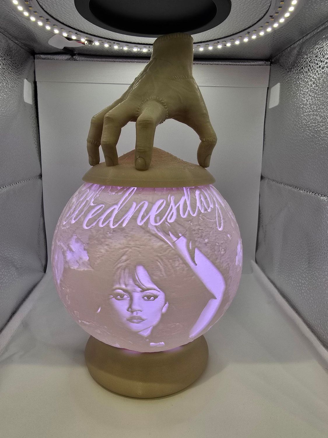 BOULE LUMINEUSE 15cm de diamètre MERCREDI