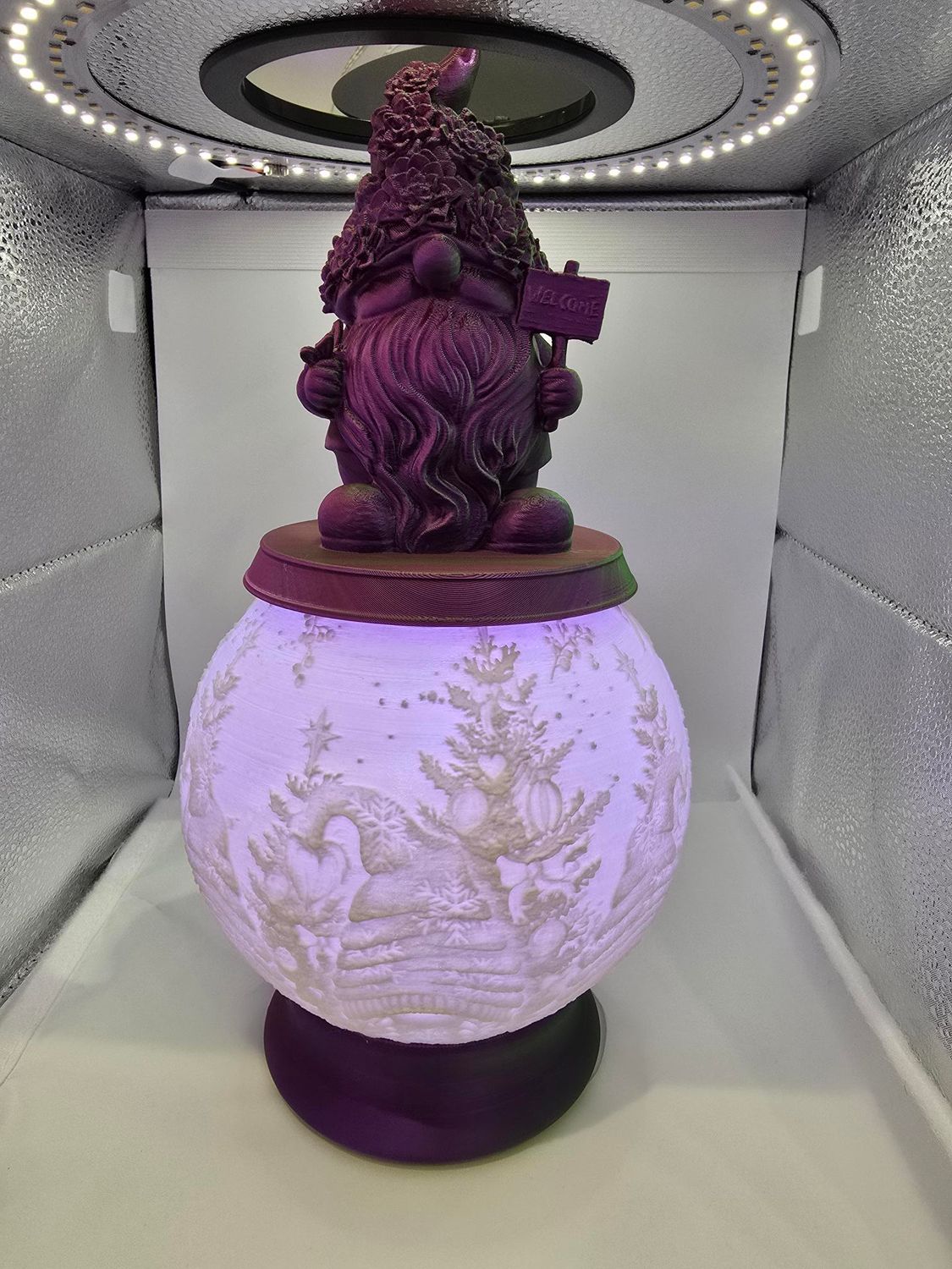 BOULE LUMINEUSE 15cm de diamètre GNOME