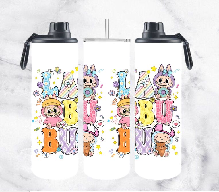 BOUTEILLE ISOTHERME 20oz AVEC 2 COUVERCLES