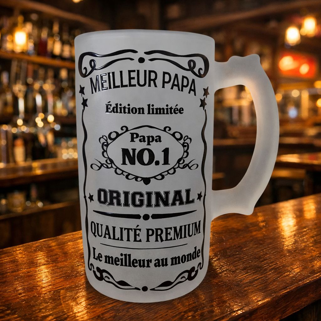 BUCK À BIERE GIVRÉ (NE PAS METTRE AU LAVE VAISELLE)