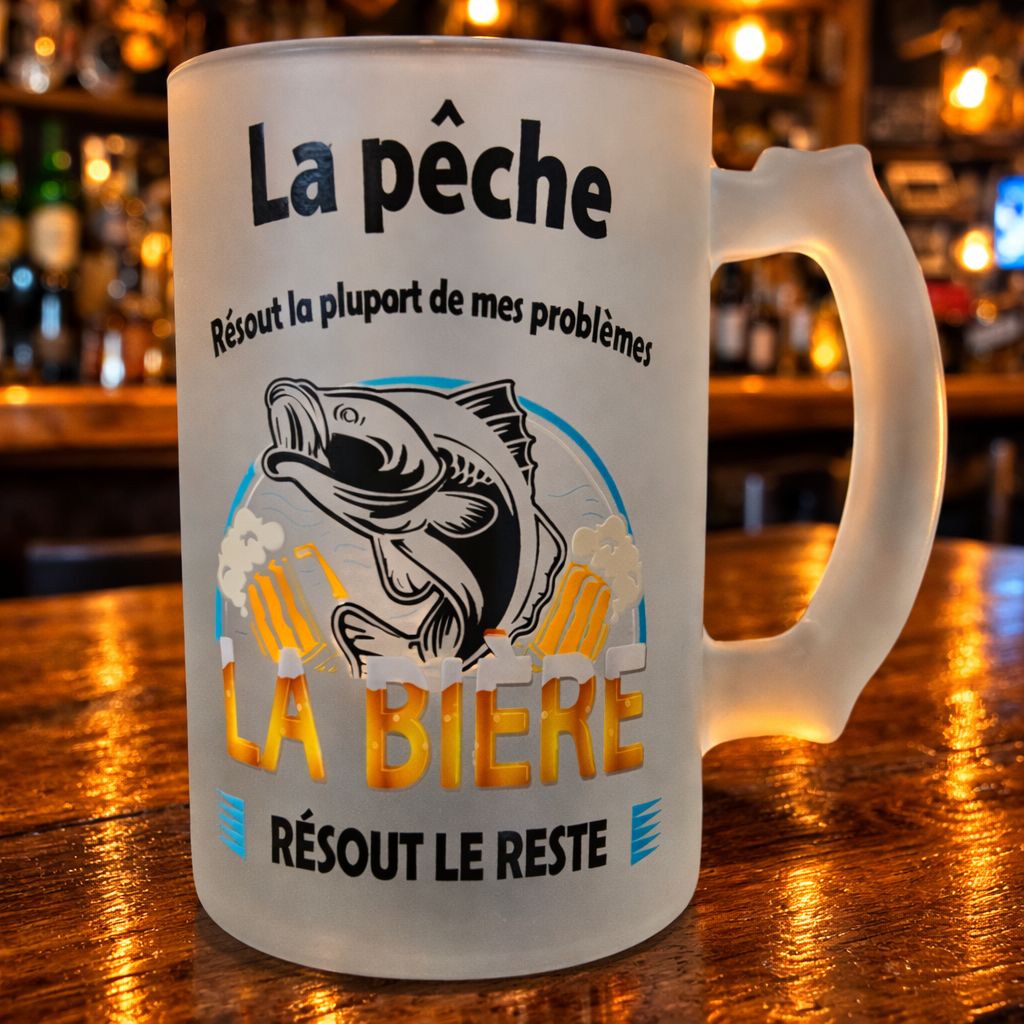 BUCK À BIERE GIVRÉ (NE PAS METTRE AU LAVE VAISELLE)