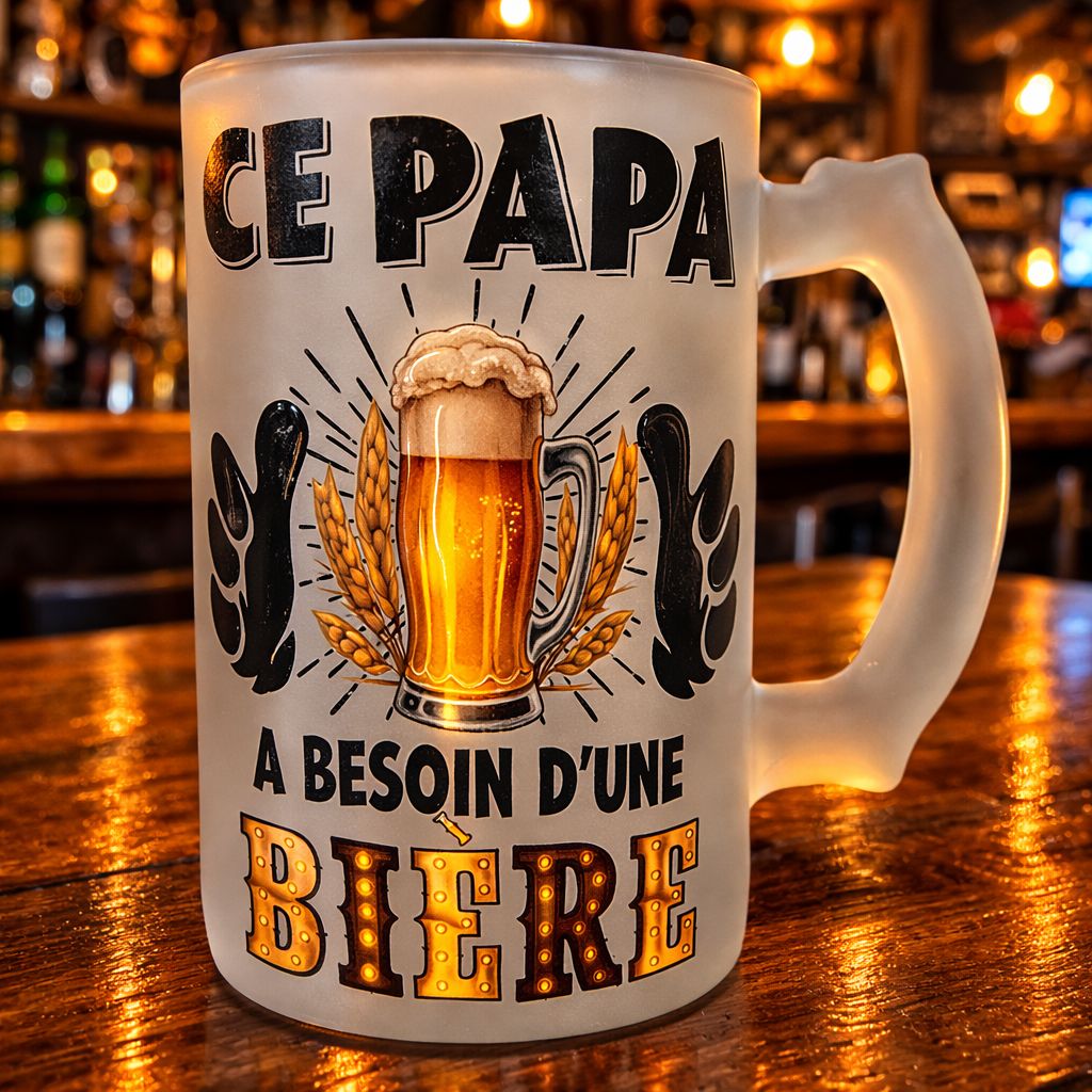 BUCK À BIERE GIVRÉ (NE PAS METTRE AU LAVE VAISELLE)