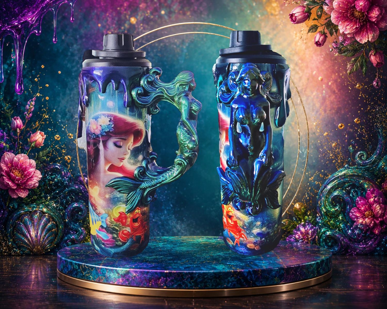 BOUTEILLE ARTISTIQUE ARIEL