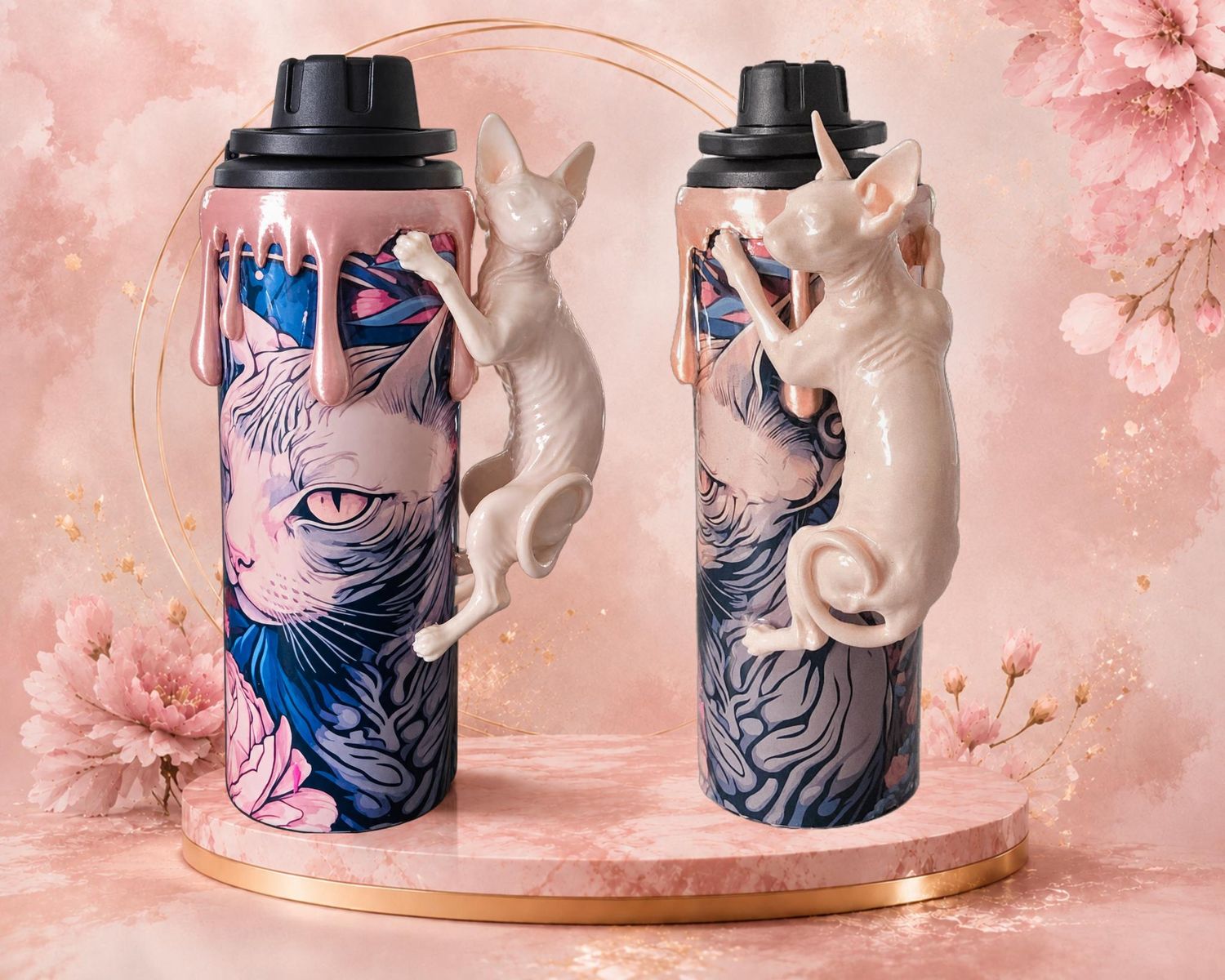 BOUTEILLE ARTISTIQUE SPHYNX