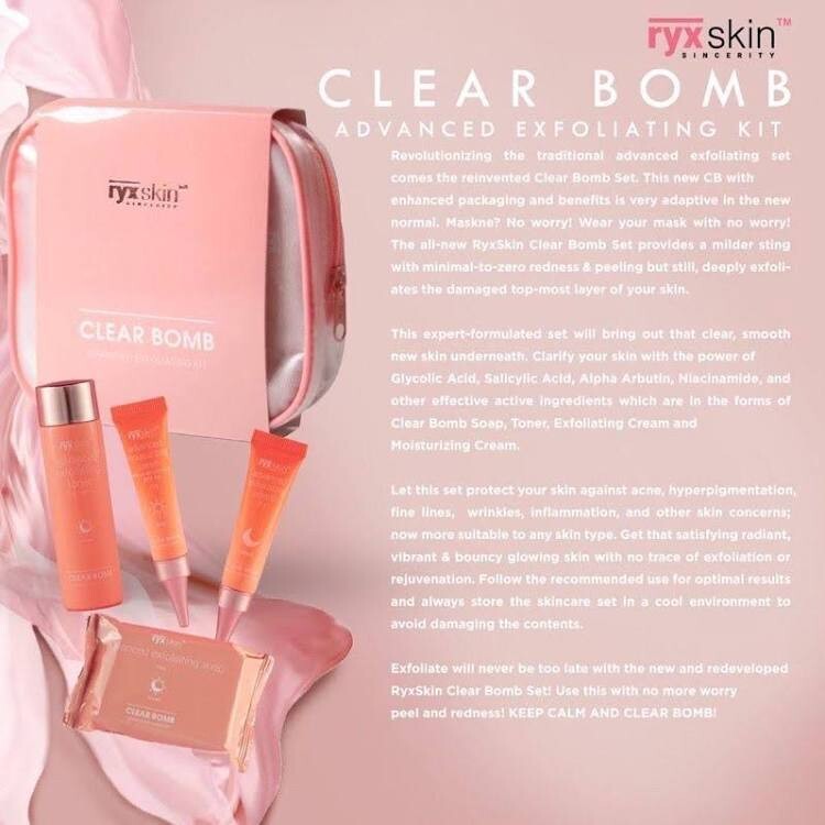 RyxSkin Clear Bomb V.3.0 | New Improved Formula