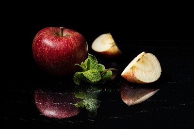 Apfel mit Minze