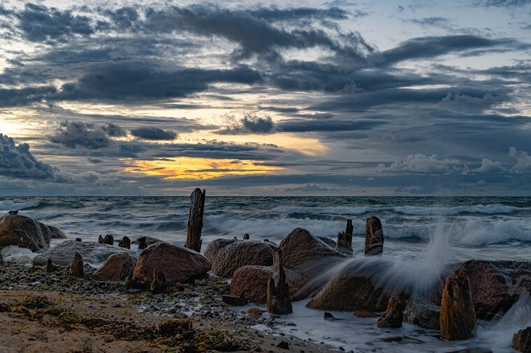 Windiger Sonnenuntergang | Limitierte Fotoprodukte Windiger Sonnenuntergang | Limitierte Fotoprodukte