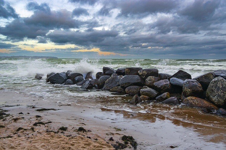 Stürmische Ostsee