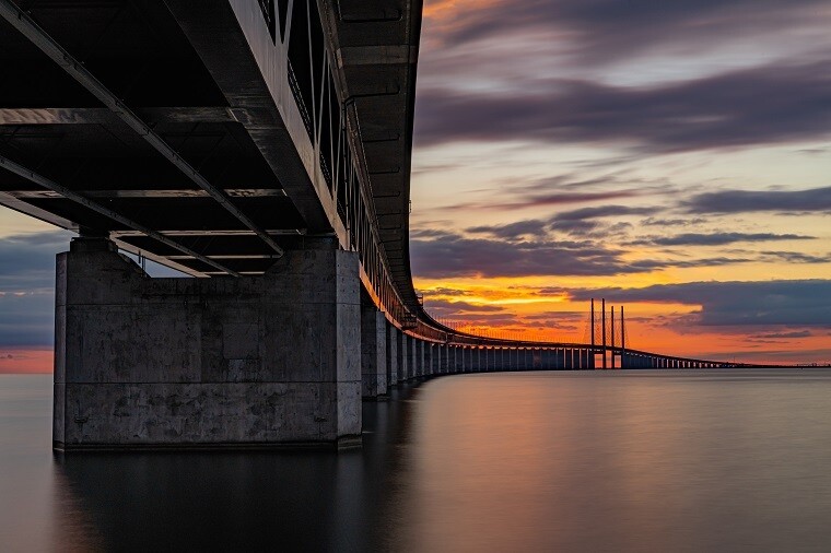 Öresundbrücke | Limitierte Fotoprodukte