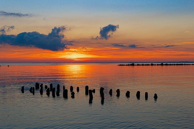 Abends am Bodden Abends am Bodden