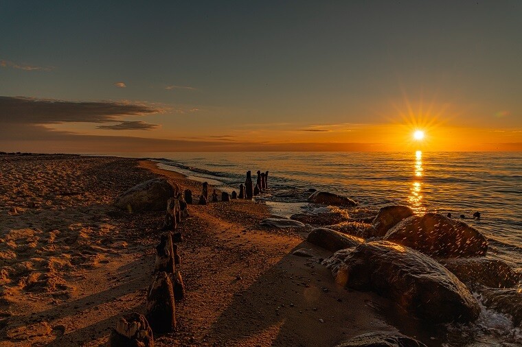 Abendstille an der Ostsee Abendstille an der Ostsee