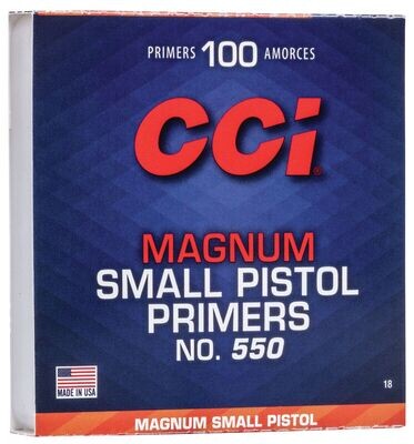 CCI #550 Small Pistol Magnum primers (1000)