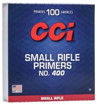 CCI #400 Small Rifle primers (100)