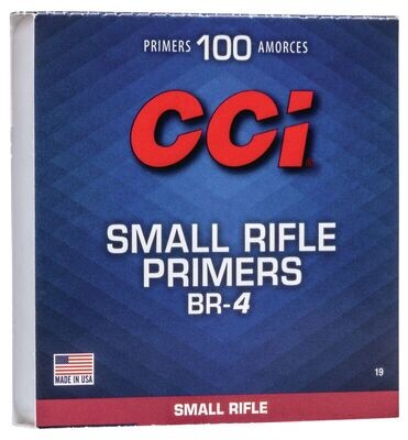CCI BR-4 Small Rifle Bench Rest primers (1000)