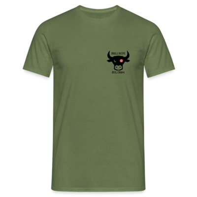 BULLSEYE BELGIUM T-Shirt - Olijf met klein logo