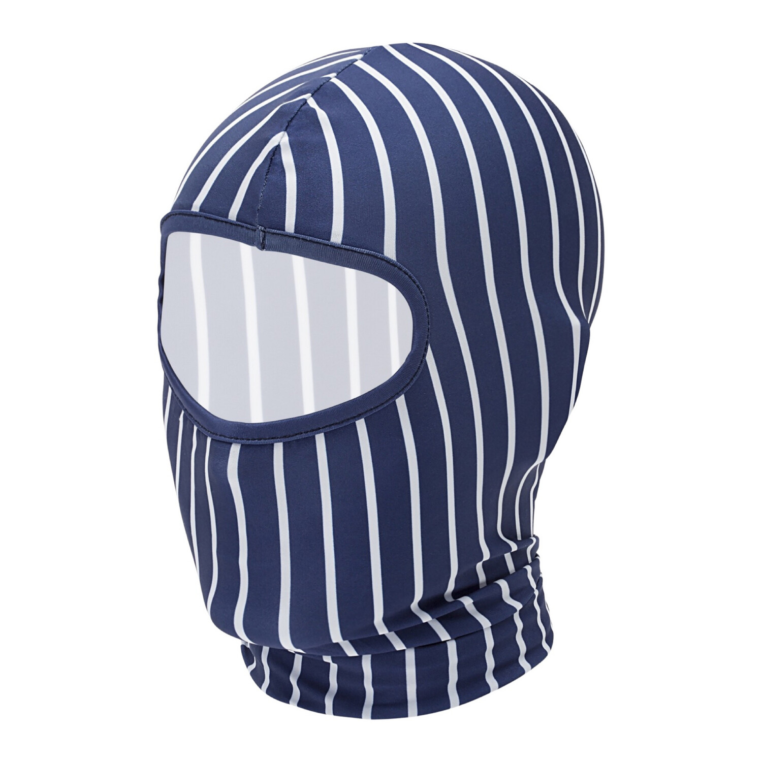 Pinstripe Balaclava (Navy/White)