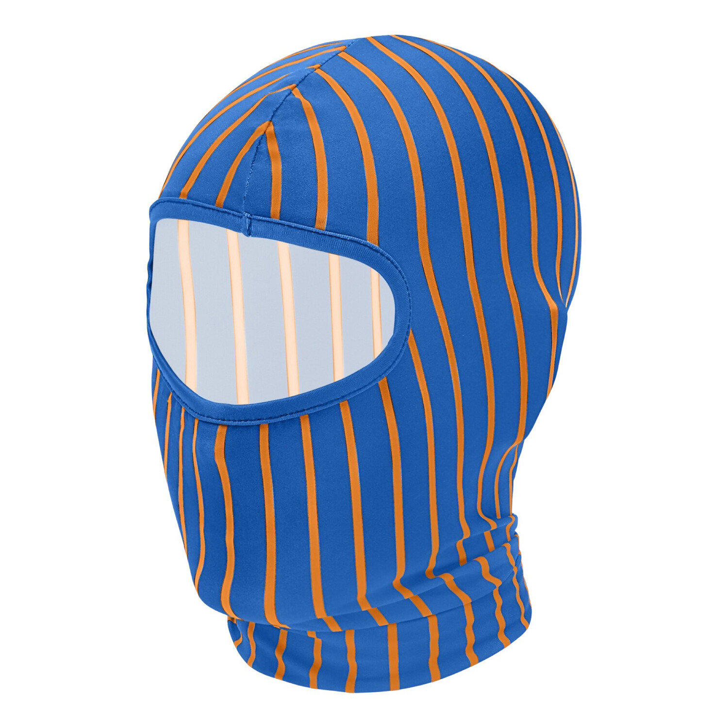 Pinstripe Balaclava (Royal/Orange)