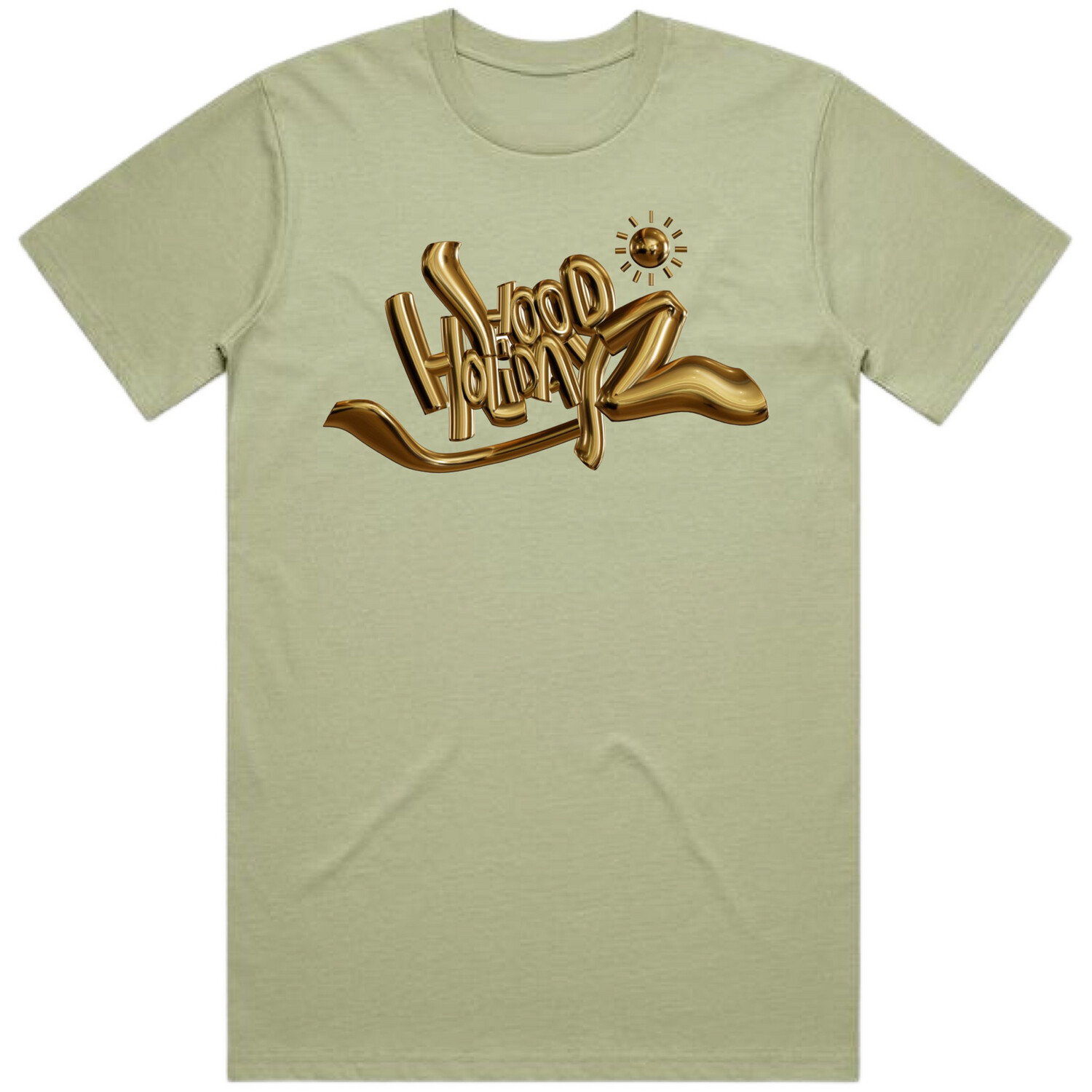3D Sun Logo HH T-Shirt (Green/Gold)
