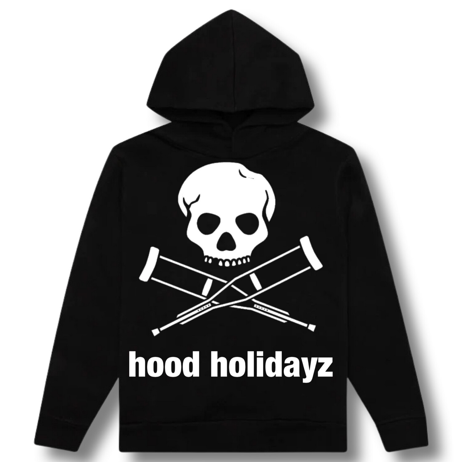 HH Jackass Pullover Hoodie (Black/White)