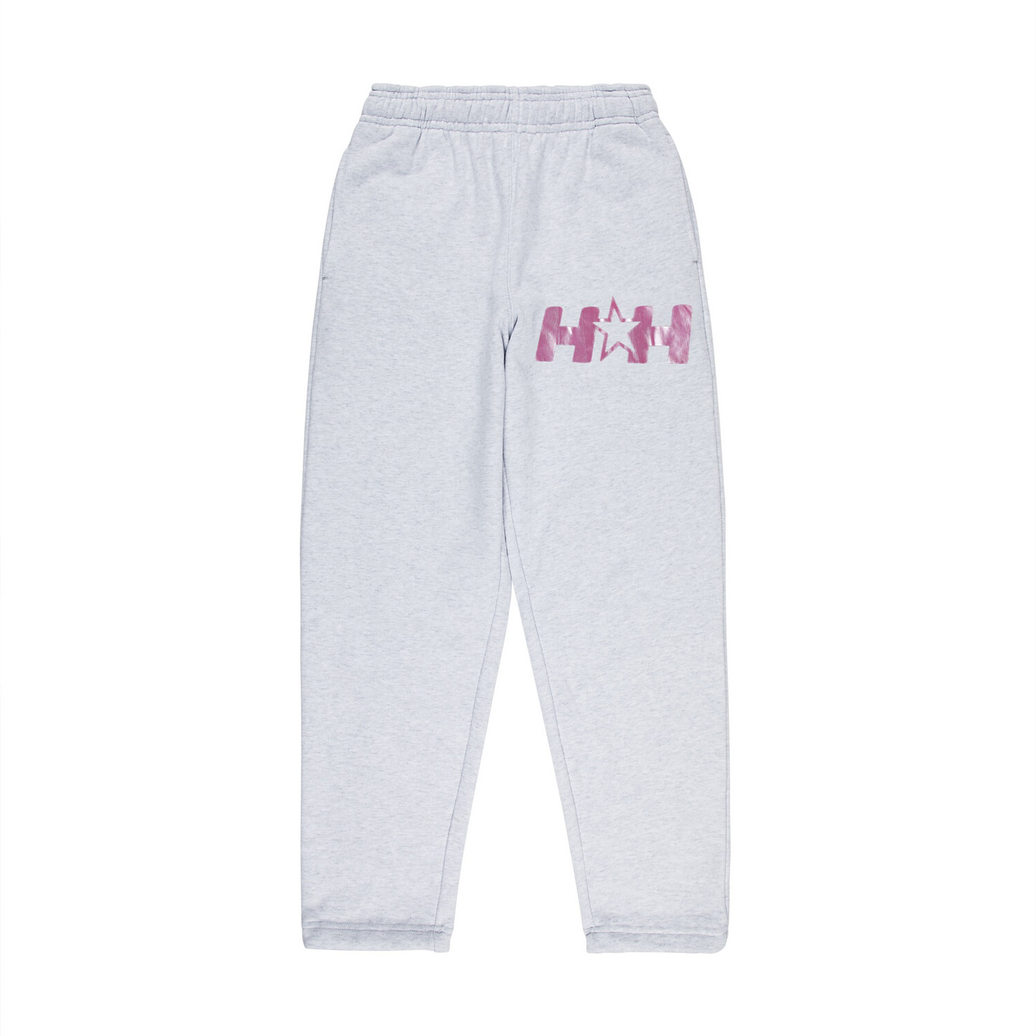 HH Star Sweatpants (Grey/Metallic Pink)