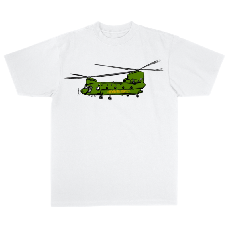 HH Army Helicopter T-Shirt (White)