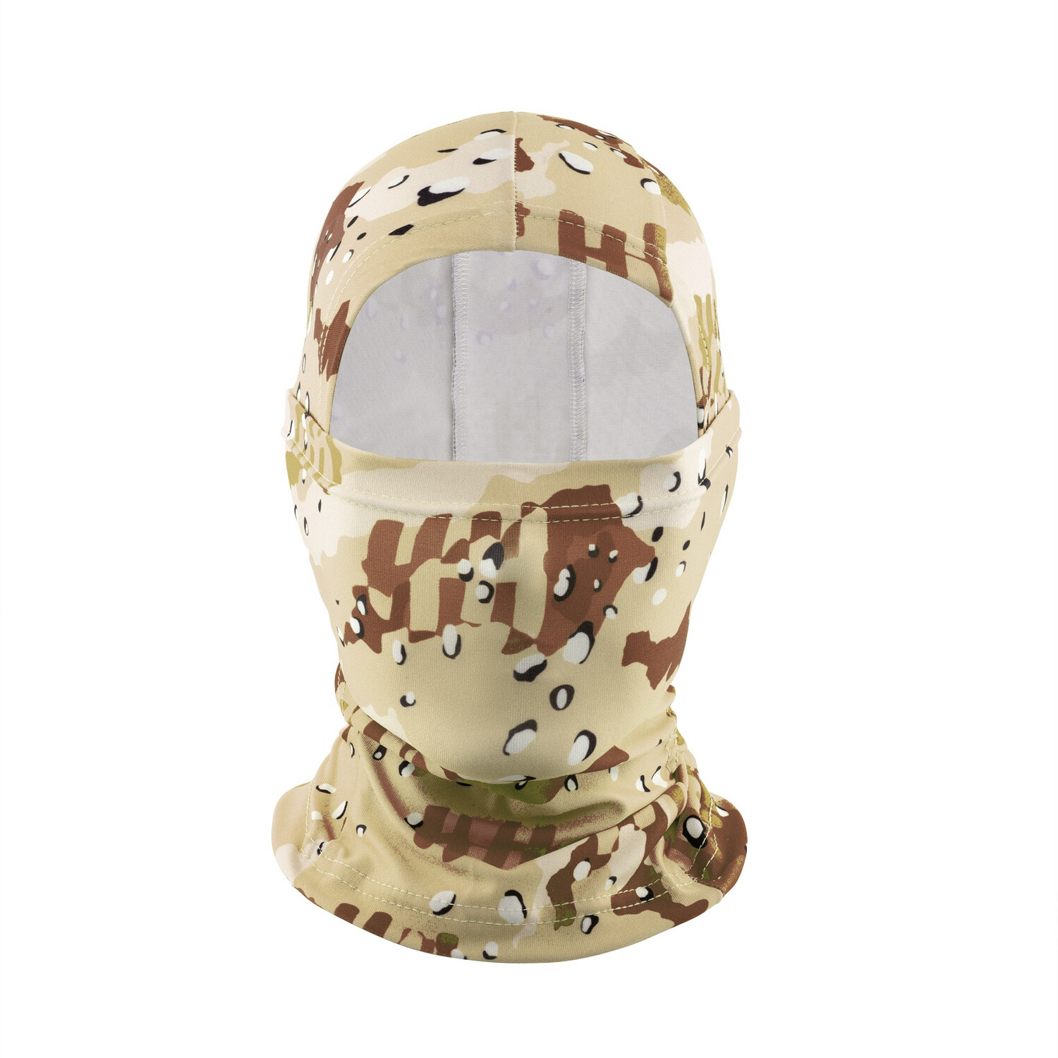 Desert Camo Balaclava (Dark Brown/Beige/White-Black)