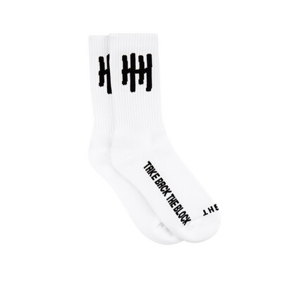 HH OG Logo Socks (White/Black)