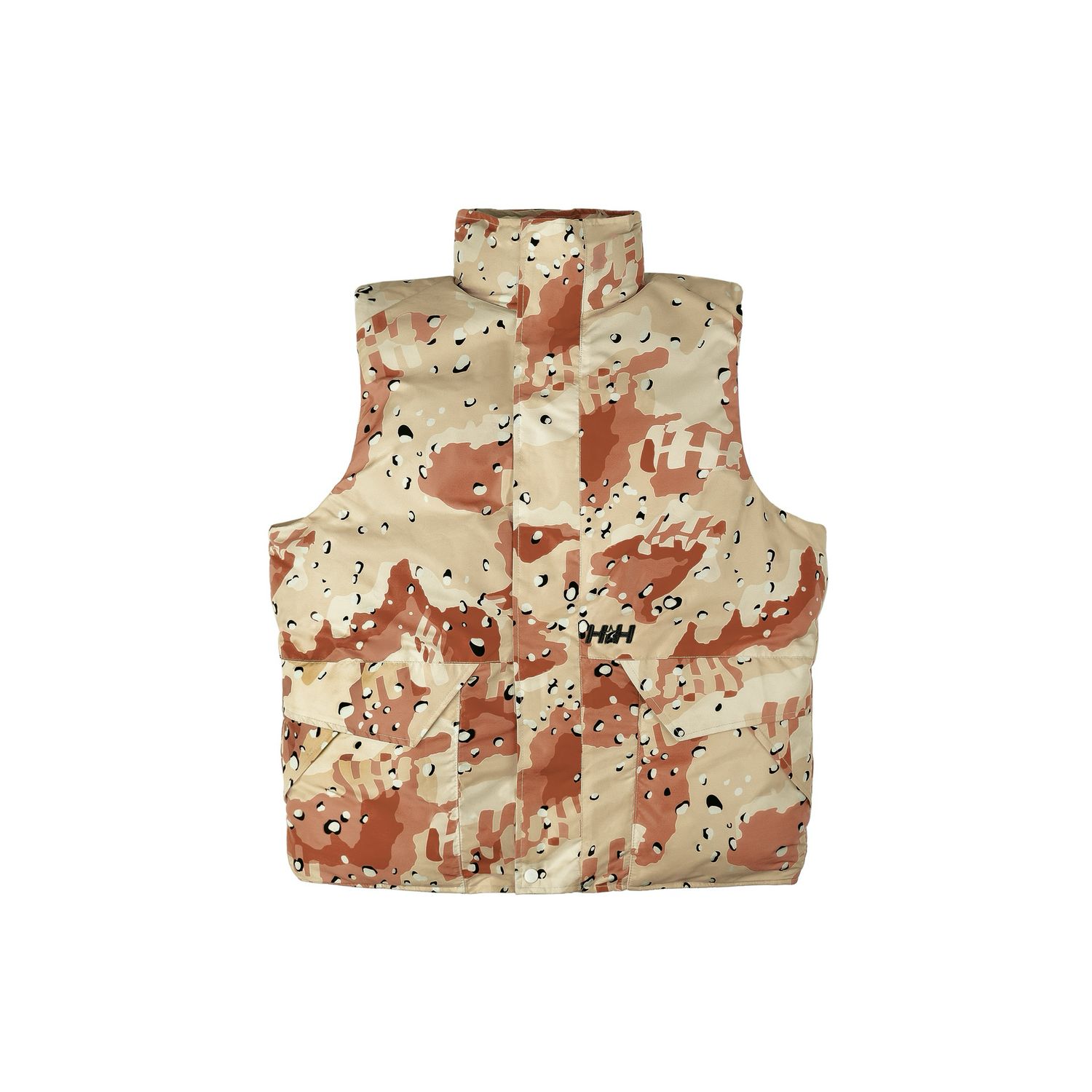 Desert Camo Biggie Vest (Dark Brown/Beige/White-Black)
