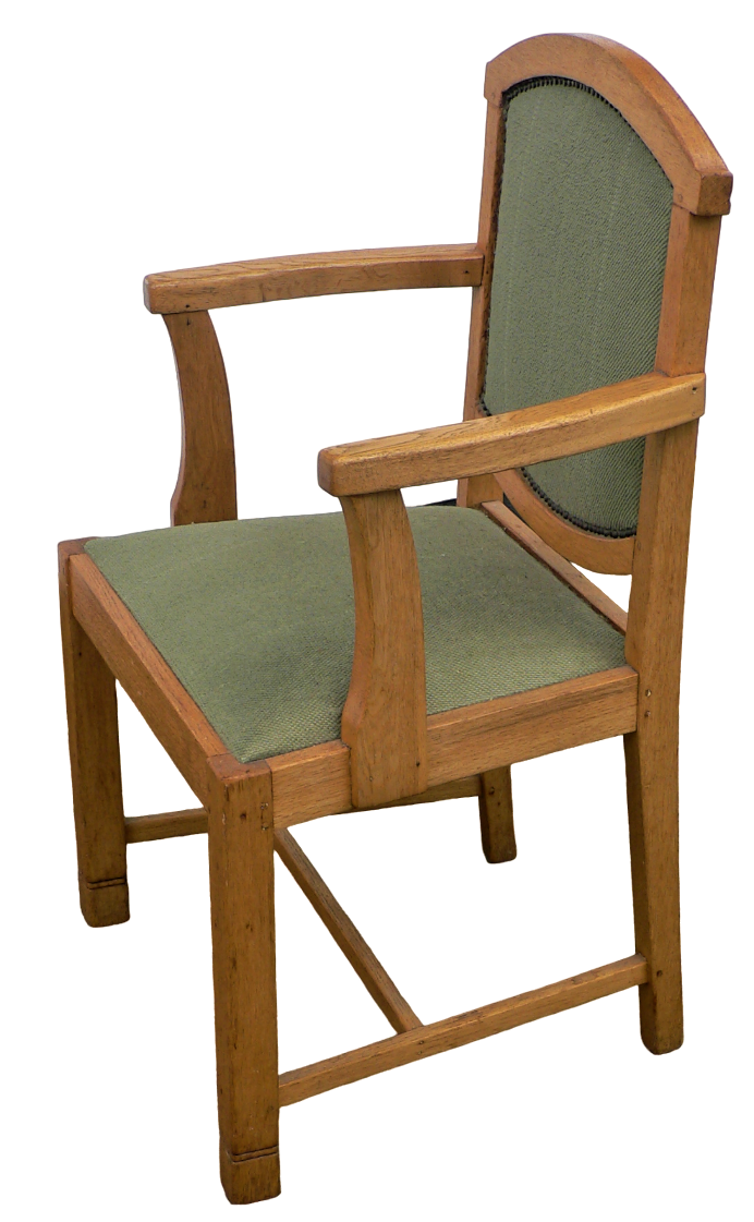 Solid oak chair