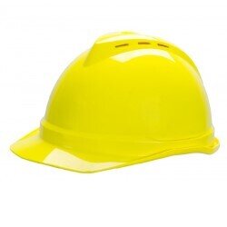 MSA V-gard advance hard hat cap - Yellow