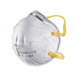3M #8210 P2 disp mask cup non valved - Box 20