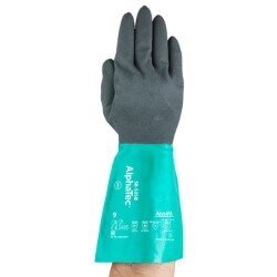 Ansell Alphatec 58-535B lined nitrile f/coated 36cm sz 7-11,