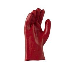 PVC Glove RED 270mm fully coated open wrist