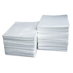 Spill Control - Absorbent pads 100 oil &amp; fuel
