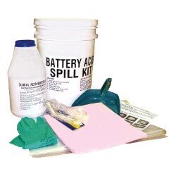 Spill Kit - Battery acid spill kit in drum