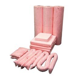 Unisorb hazchem absorbent pads 45cm x 45cm pk=50