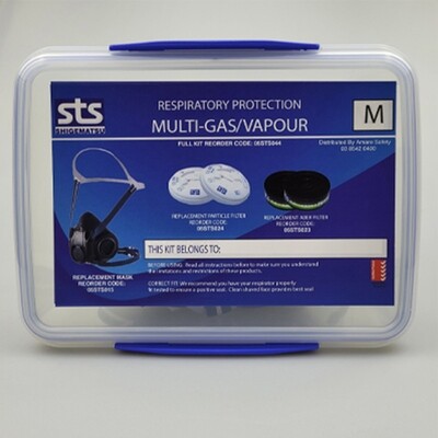 STS RS01s kit MULTI-GAS/VAPOUR RESPIRATOR KIT Medium / Large