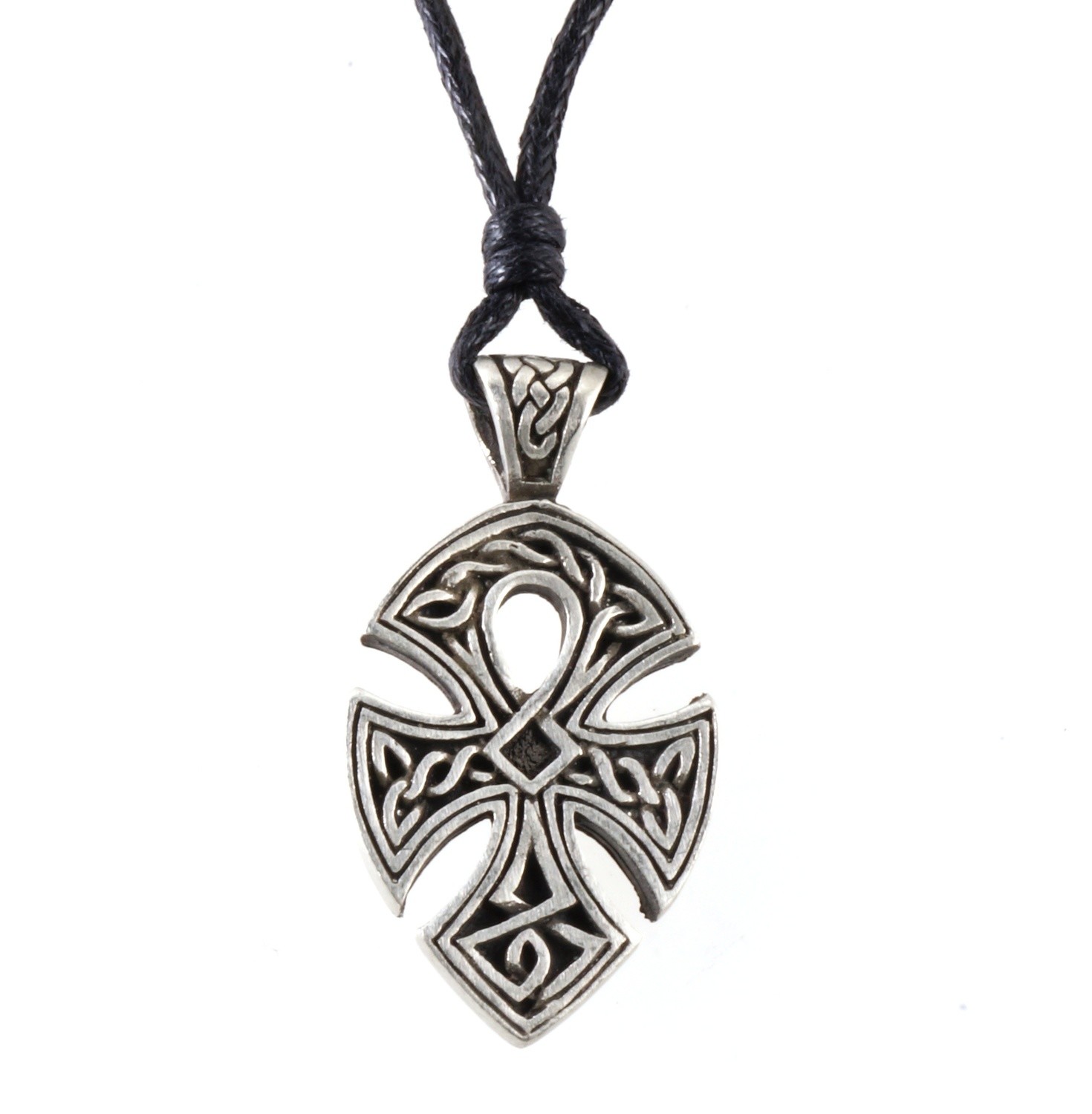 Celtic Triquetra Cross Handmade Pewter Pendant